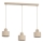 Pendelleuchte mit Kabel PARKLA 3xE27/15W/230V beige