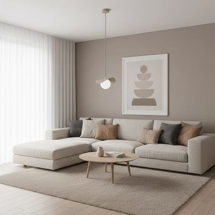 Pendelleuchte mit Kabel RITUAL 1xG9/8W/230V beige