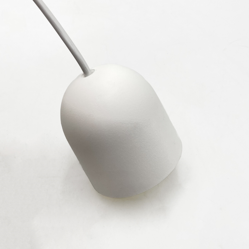 Pendelleuchte mit Kabel SIRJA PLISADO 1xE27/15W/230V Ø 35 cm weiß