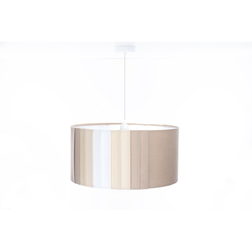 Pendelleuchte mit Kabel STRIPES 1xE27/60W/230V Ø 60 cm beige