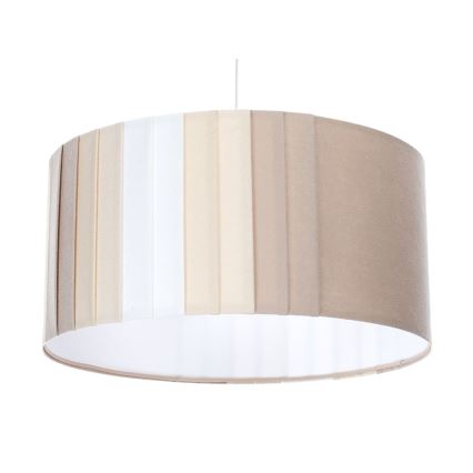 Pendelleuchte mit Kabel STRIPES 1xE27/60W/230V Ø 60 cm beige