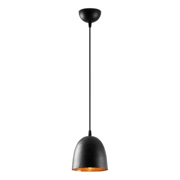 Pendelleuchte mit Kabel TATTOO 1xE27/40W/230V Ø 16 cm schwarz