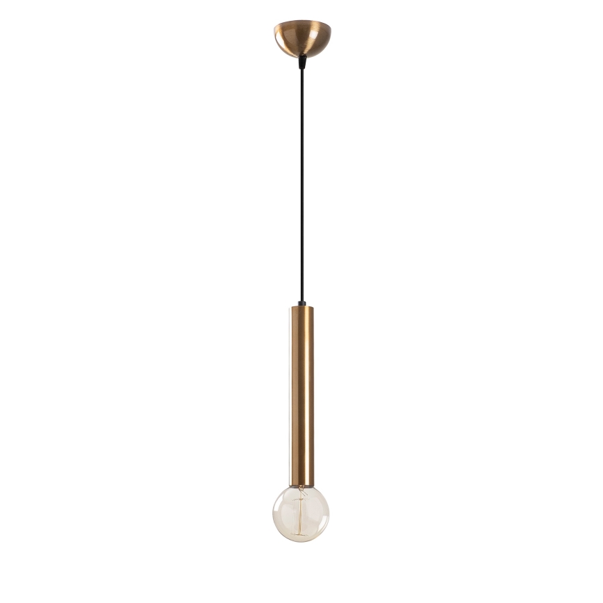 Pendelleuchte mit Kabel TEMPO 1xE27/40W/230V goldfarben