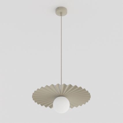 Pendelleuchte mit Kabel UMBRA 1xG9/8W/230V beige