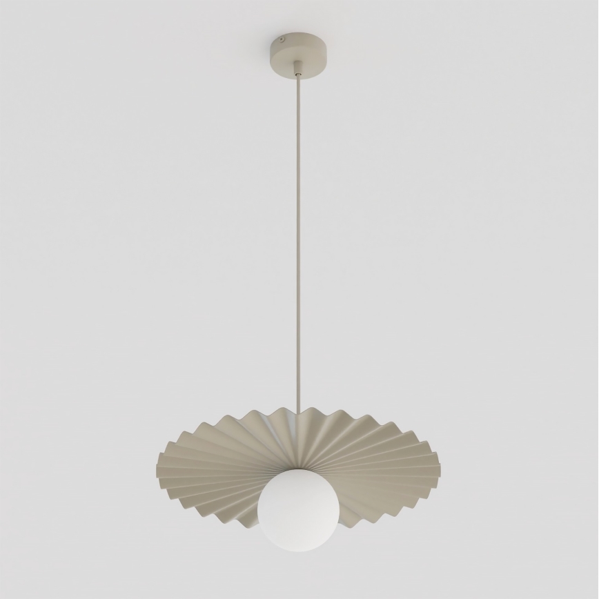 Pendelleuchte mit Kabel UMBRA 1xG9/8W/230V beige