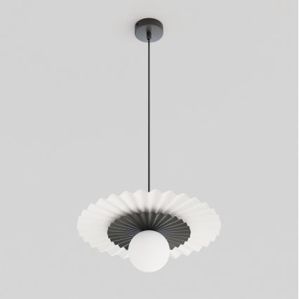 Pendelleuchte mit Kabel UMBRA 1xG9/8W/230V schwarz/weiß