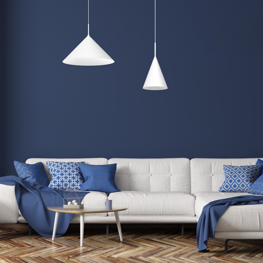 Pendelleuchte mit Kabelaufhängung CAPITAL 1xGX53/15W/230V Ø 46 cm weiß