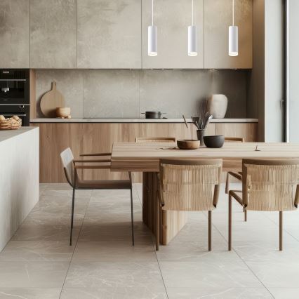 Pendelleuchte mit Seilaufhängung für das Schienensystem PIPE 3xGU10/10W/230V weiß