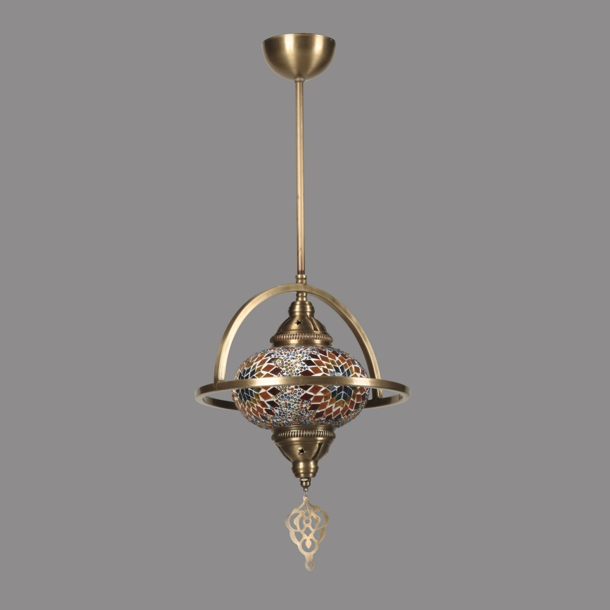 Pendelleuchte mit Stange YENI 1xE27/40W/230V, Bronze