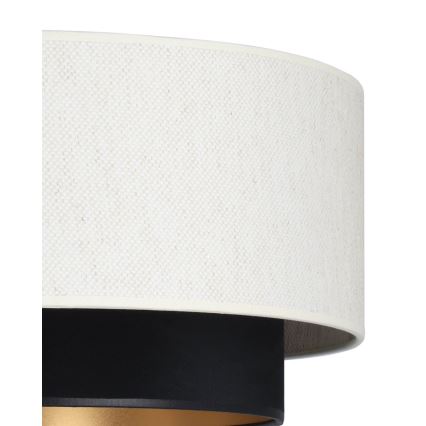 Pendelleuchte NATIA 1 x E27, max. 60 W, 230 V, Ø 45 cm, weiß/schwarz