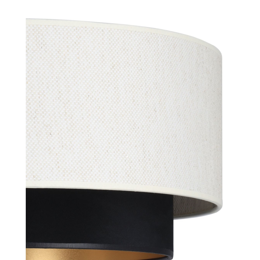 Pendelleuchte NATIA 1 x E27, max. 60 W, 230 V, Ø 45 cm, weiß/schwarz