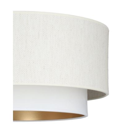 Pendelleuchte NATIA mit Kabel, 1x E27/60W/230V, Ø 45 cm, weiß