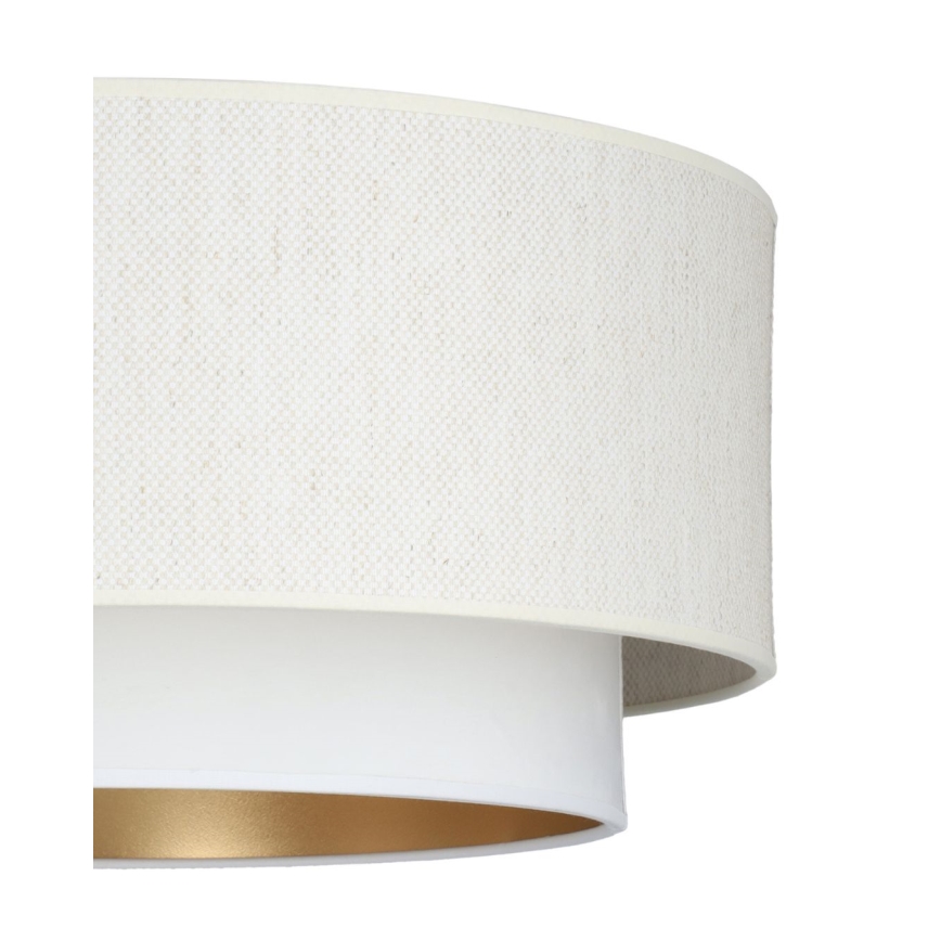 Pendelleuchte NATIA mit Kabel, 1x E27/60W/230V, Ø 45 cm, weiß