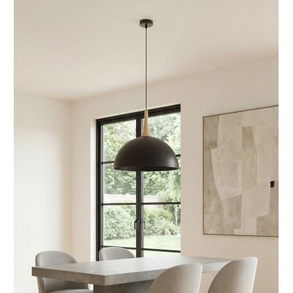 Pendelleuchte NAUTICA an Kabel, 1xGX53/12W/230V, schwarz