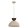 Pendelleuchte NEVIS mit Kabel 1xE27/15W/230V Durchmesser 29 cm beige