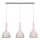 Pendelleuchte NOAK, 3x E27 / 15W / 230V, cremefarben