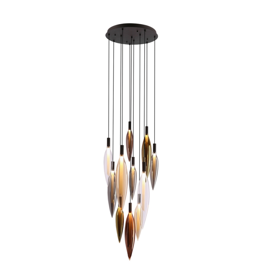 Pendelleuchte NORDIC 11xG9/5W/230V schwarz