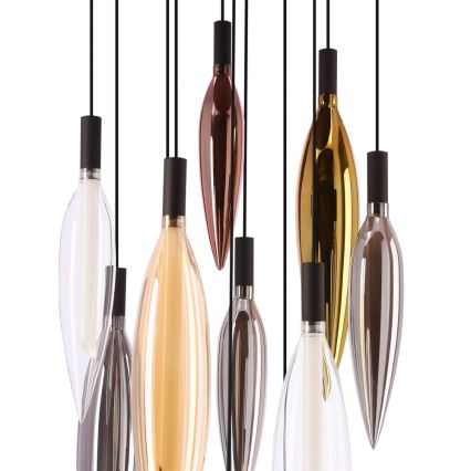 Pendelleuchte NORDIC 11xG9/5W/230V schwarz