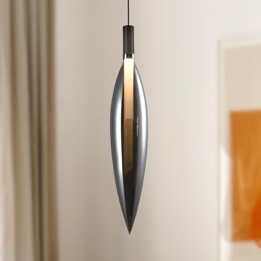 Pendelleuchte NORDIC 1x G9/5W/230V schwarz/chrom