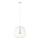Pendelleuchte OVELLA mit Kabelaufhängung, 1xE27/15W/230V, Ø 36 cm, creme