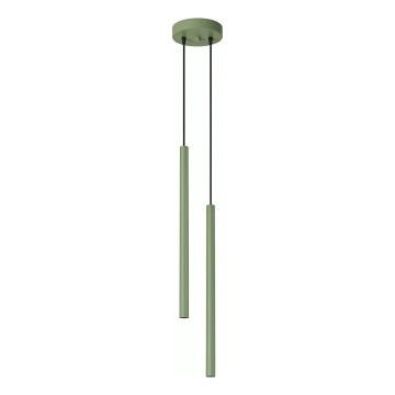 Pendelleuchte PASTELO an Kabel 2xG9/8W/230V grün