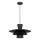 Pendelleuchte PLATO mit Kabel 1xE27/15W/230V schwarz