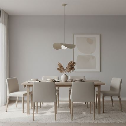 Pendelleuchte RITUAL mit Kabel, 1xG9/8W/230V, beige