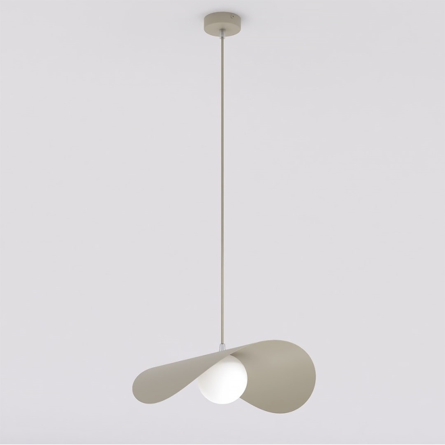 Pendelleuchte RITUAL mit Kabel, 1xG9/8W/230V, beige