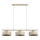 Pendelleuchte SELIA mit Kabel 3xE27/15W/230V beige