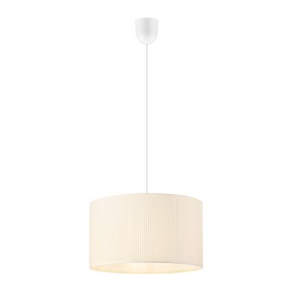 Pendelleuchte SIRJA PLISADO mit Kabel 1xE27/15W/230V Ø 35 cm cremefarben