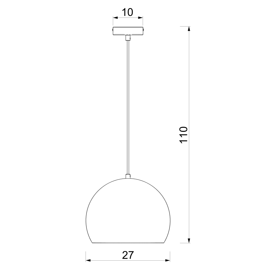 Pendelleuchte SOOL 1xE27/15W/230V Ø 27 cm creme