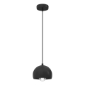 Pendelleuchte SOOL, mit Kabel, 1xE27/15W/230V, Ø 15 cm, schwarz