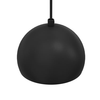 Pendelleuchte SOOL, mit Kabel, 1xE27/15W/230V, Ø 15 cm, schwarz