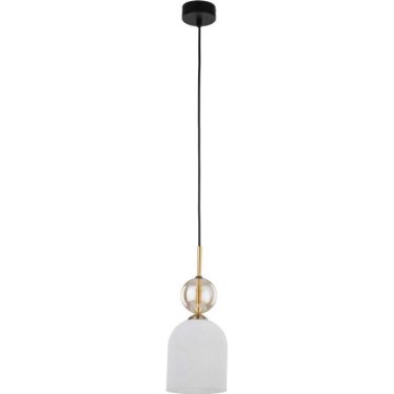 Pendelleuchte SOPHIA mit Kabel 1xE14/10W/230V schwarz/rauchbeige/weiß