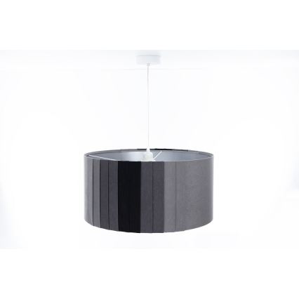 Pendelleuchte STRIPES 1xE27/60W/230V Ø 60 cm grau
