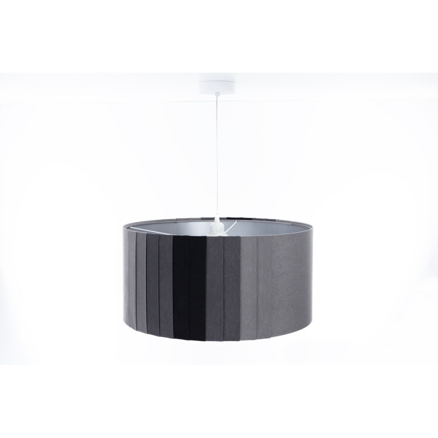 Pendelleuchte STRIPES 1xE27/60W/230V Ø 60 cm grau