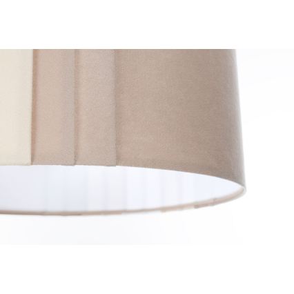 Pendelleuchte STRIPES mit Kabelaufhängung, 1xE27/60W/230V, Ø 40 cm, beige