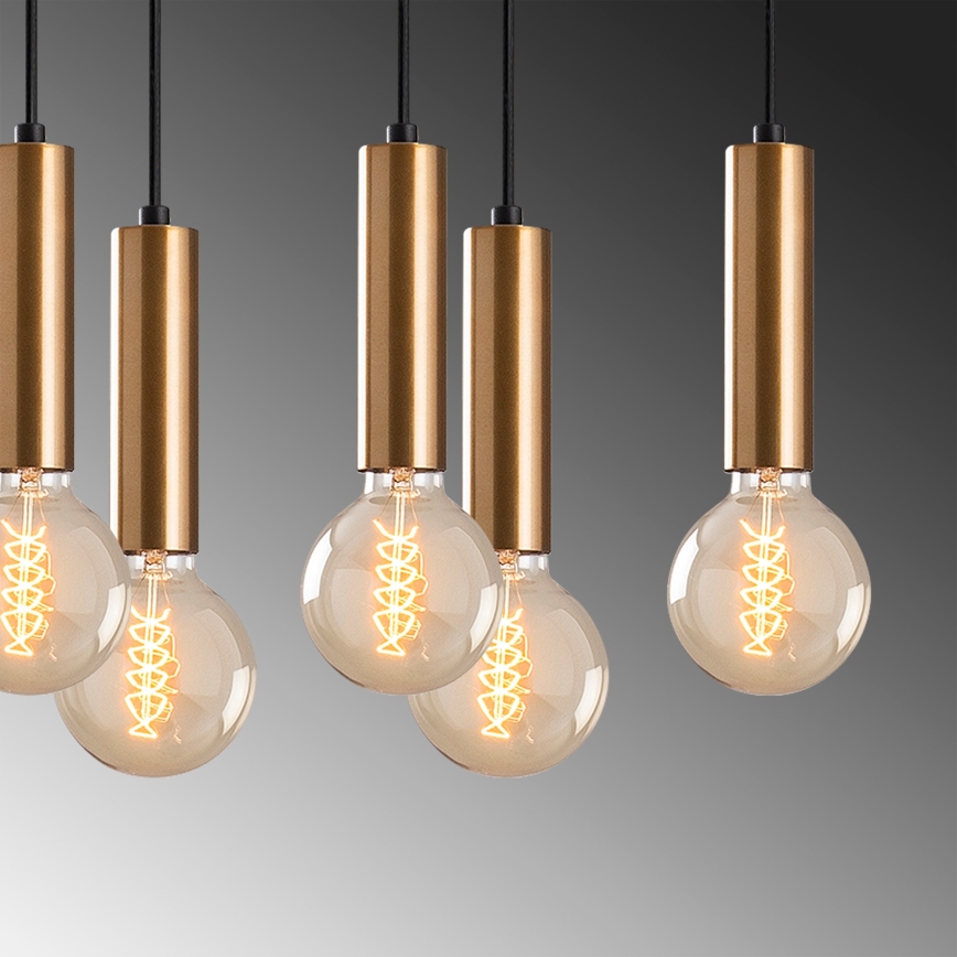 Pendelleuchte TEMPO 10xE27/40W/230V, gold