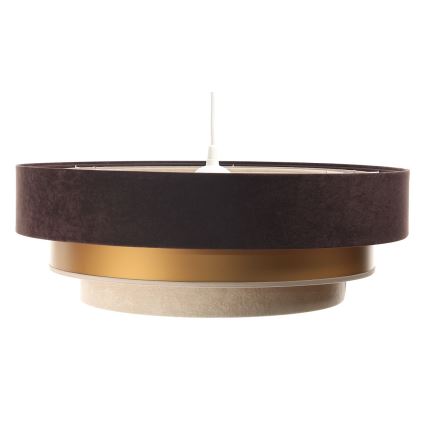 Deckenleuchte an Kabel TRINITI 1xE27/60W/230V Braun/Gold/Beige