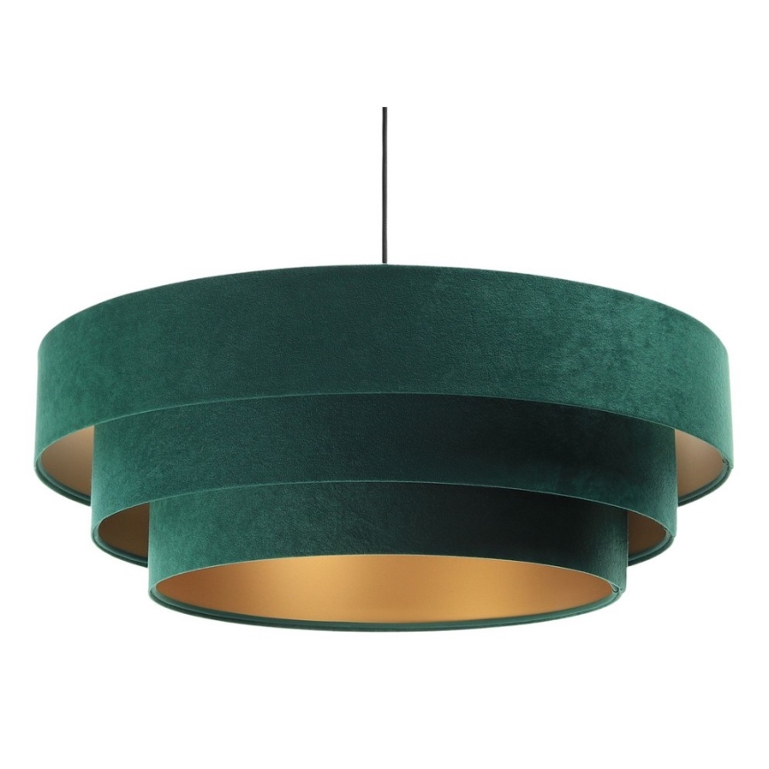 Deckenleuchte an Kabel TRINITI 1xE27/60W/230V grün/gold