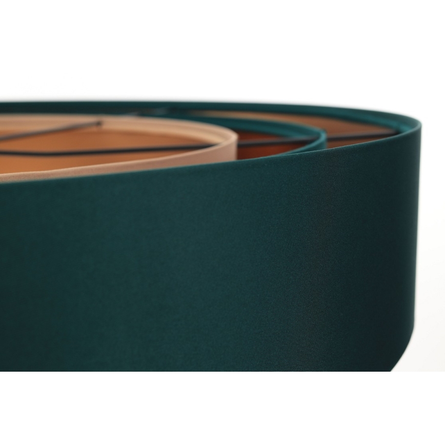 Deckenleuchte an Kabel TRINITI 1xE27/60W/230V grün/kupfer