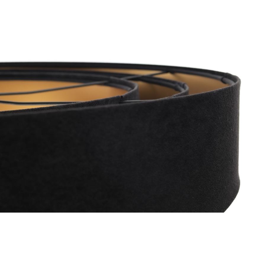 Deckenleuchte an Kabel TRINITI 1xE27/60W/230V schwarz/gold