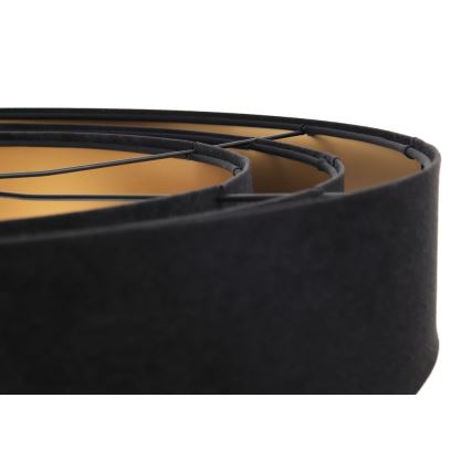 Deckenleuchte an Kabel TRINITI 1xE27/60W/230V schwarz/gold