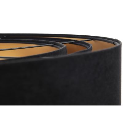 Deckenleuchte an Kabel TRINITI 1xE27/60W/230V schwarz/gold