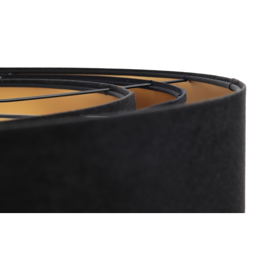 Deckenleuchte an Kabel TRINITI 1xE27/60W/230V schwarz/gold