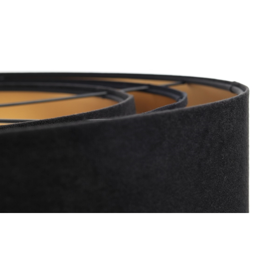 Deckenleuchte an Kabel TRINITI 1xE27/60W/230V schwarz/gold