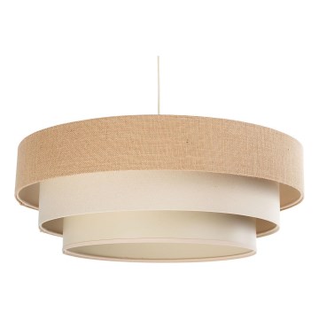 Pendelleuchte TRINITI 1xE27/60W/230V Ø 40 cm beige/creme