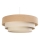 Pendelleuchte TRINITI 1xE27/60W/230V Ø 40 cm beige/creme