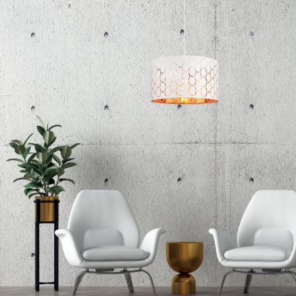 Pendelleuchte ULLE 1xE27/15W/230V, weiß