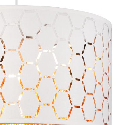 Pendelleuchte ULLE 1xE27/15W/230V, weiß